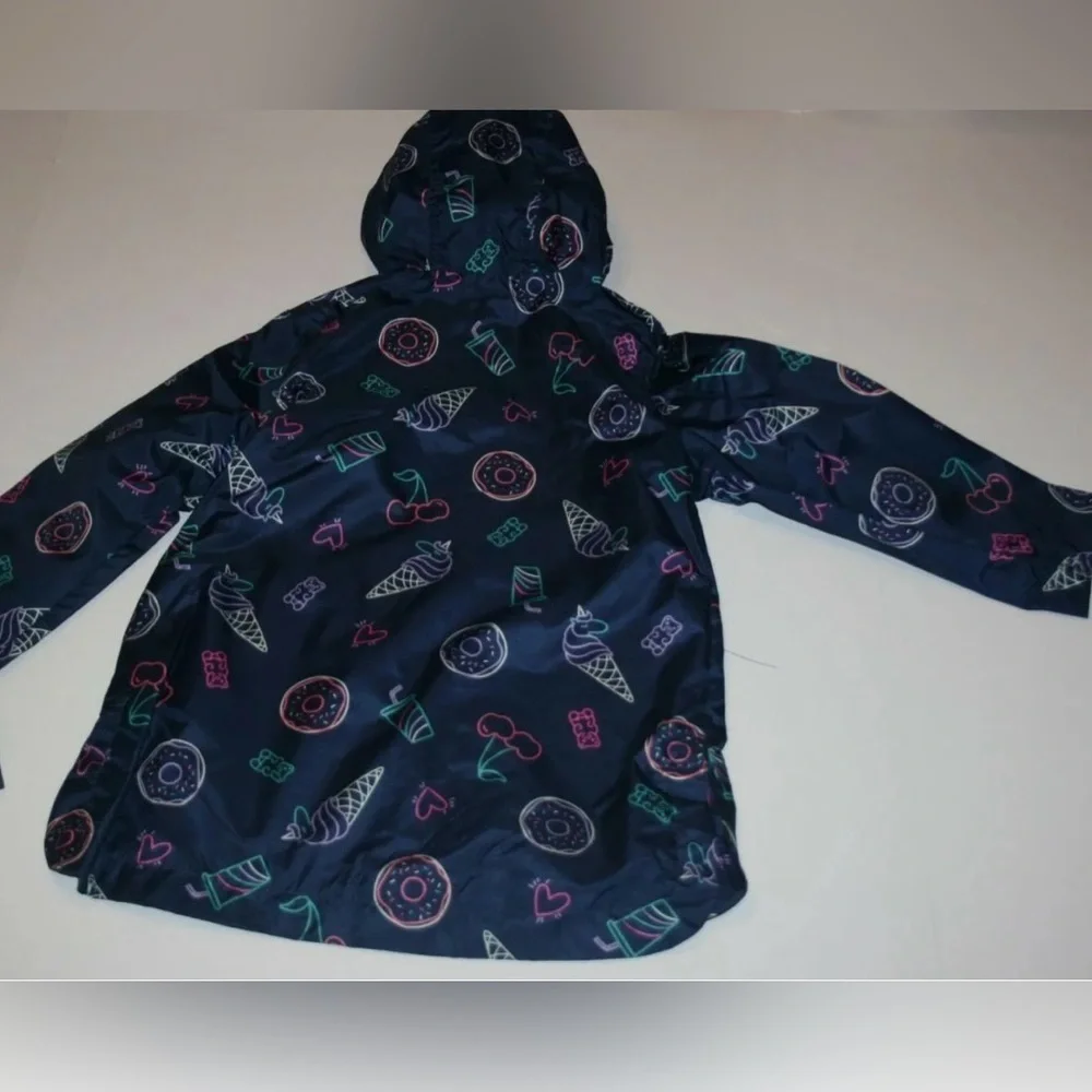 Navy Ice Cream & Donut Rain Jacket - Infant & Girls OshKosh B'gosh size 18M
